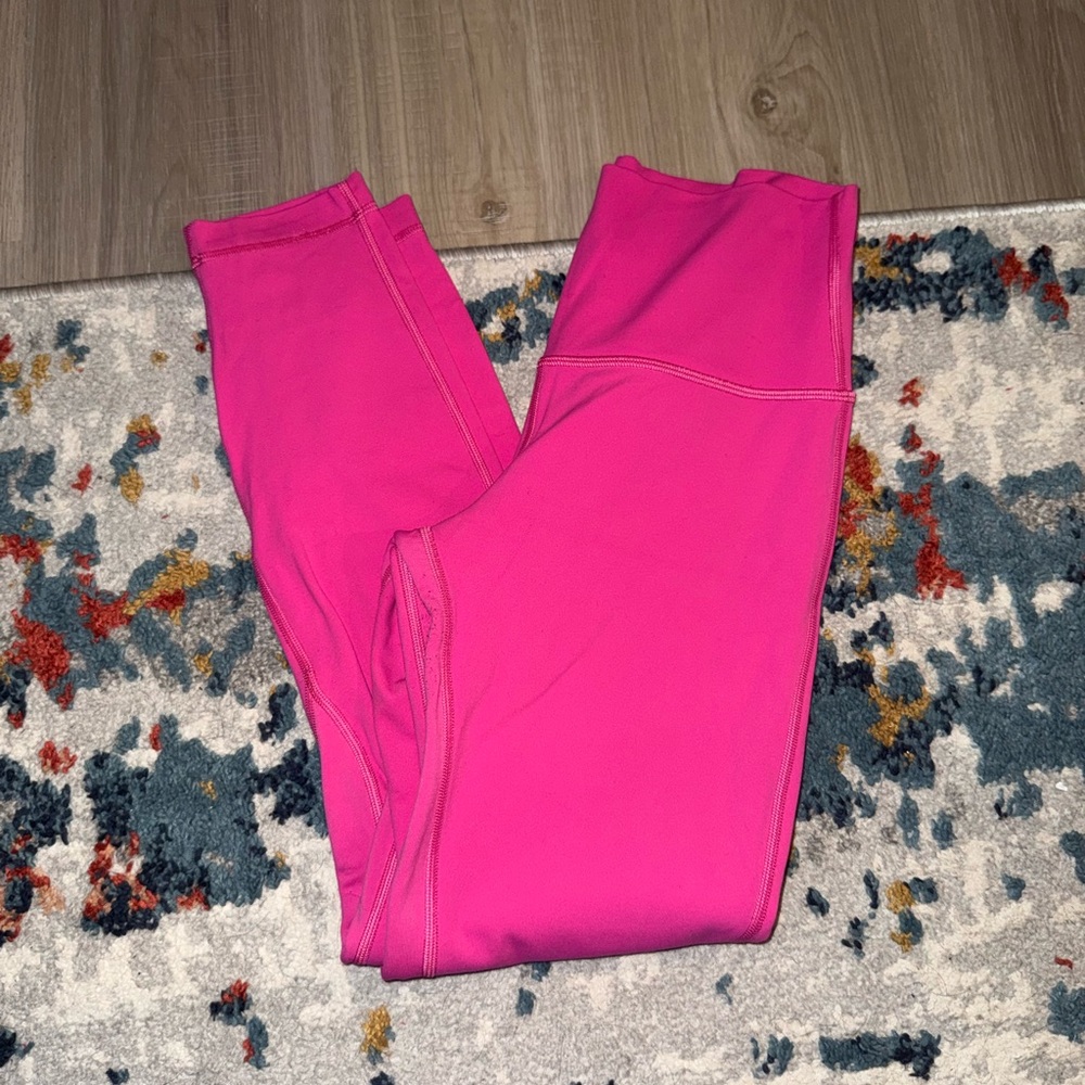Pink Lululemon leggings